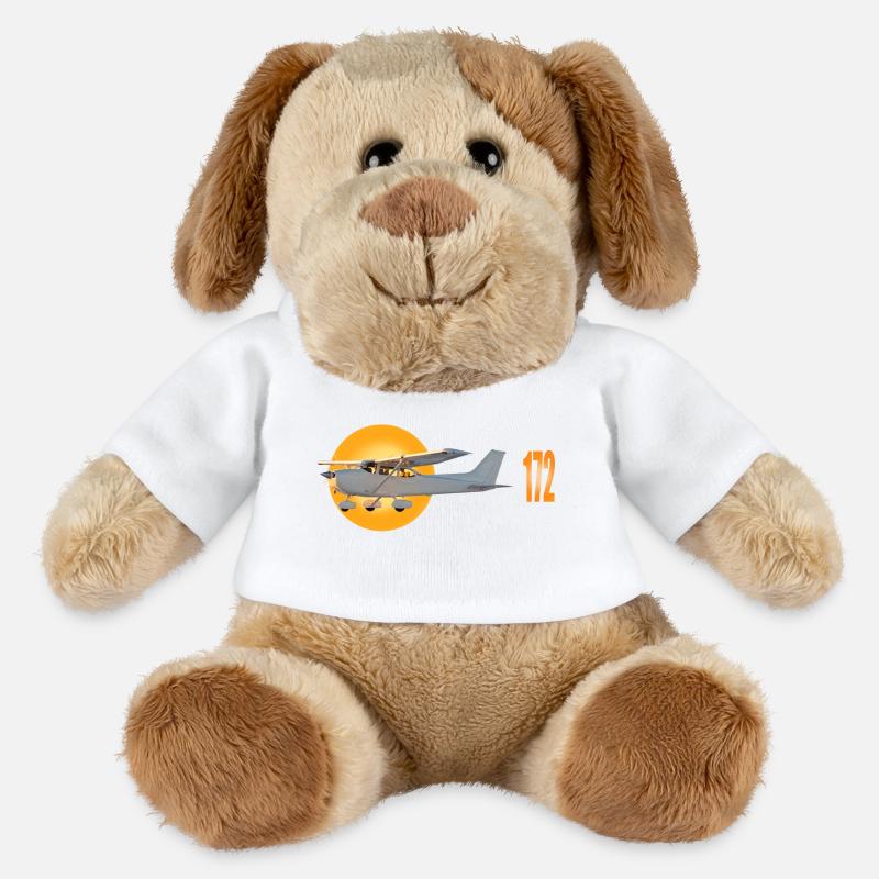 Cessna - Chien en peluche Helge MiniFeet® - blanc