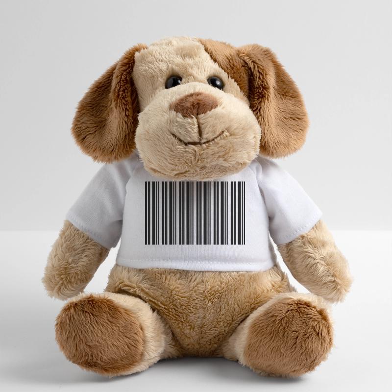 Barcode Strichcode Nerd IT Technik Design MiniFeet® Hund Helge