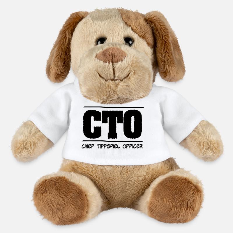 CEO des Tippspiels - CTO - Chief Tippspiel Officer - MiniFeet® Hund Helge - Weiß
