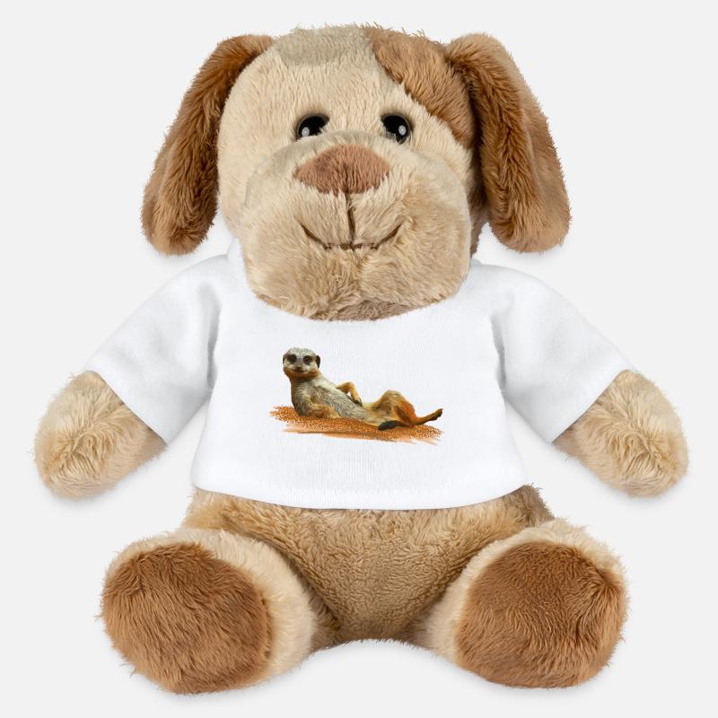 Suricate - Chien en peluche Helge MiniFeet® - blanc