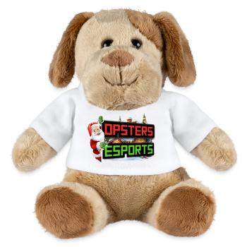 Opsters eSports Christmas Logo - MiniFeet® Dog Helge - white - Front