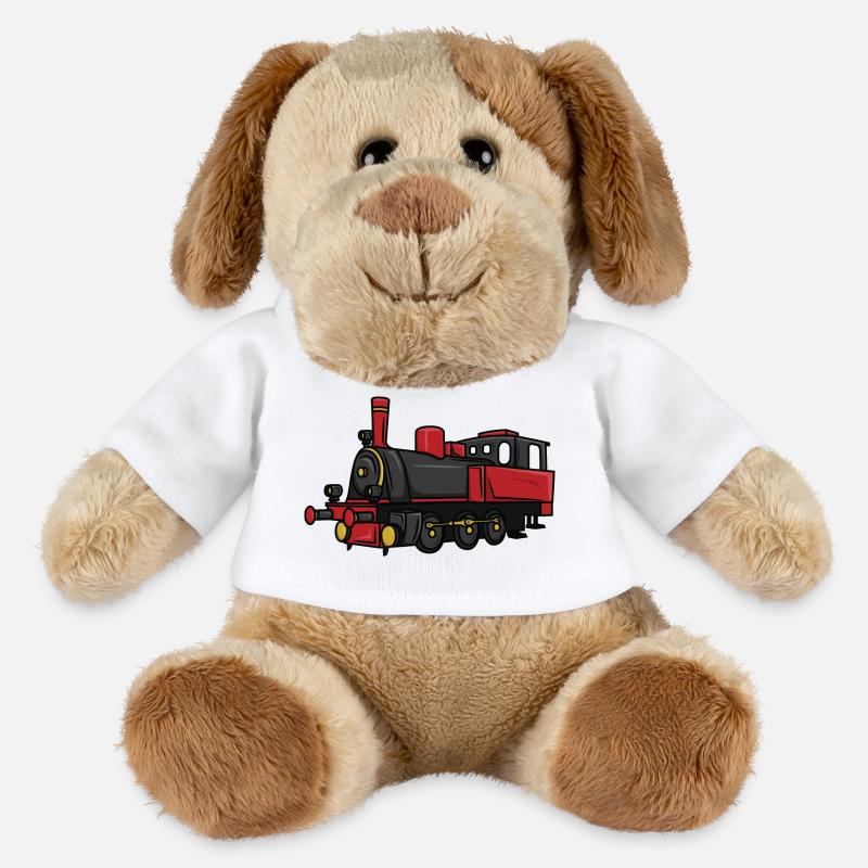 Eisenbahn Kinder - MiniFeet® Hund Helge - Weiß