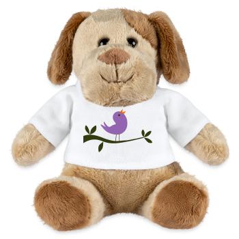 Vogel - MiniFeet® Hund Helge - Weiß - Vorne