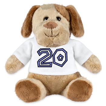 20. 20 YEARS - MiniFeet® Dog Helge - white - Front