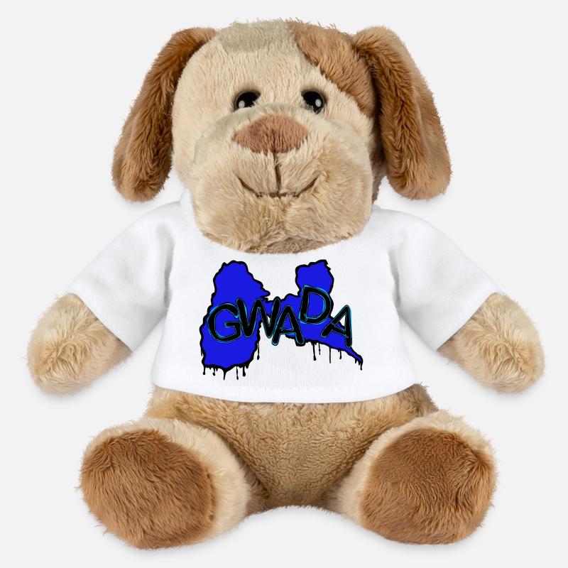 GWADA - Chien en peluche Helge MiniFeet® - blanc