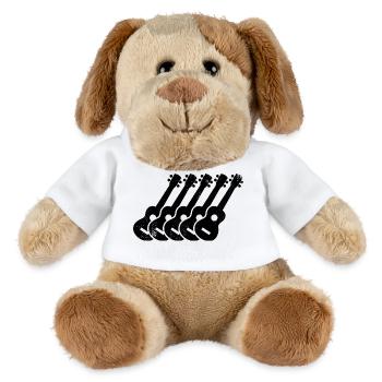 Ukulele Zeichnung - MiniFeet® Hund Helge - Weiß - Vorne