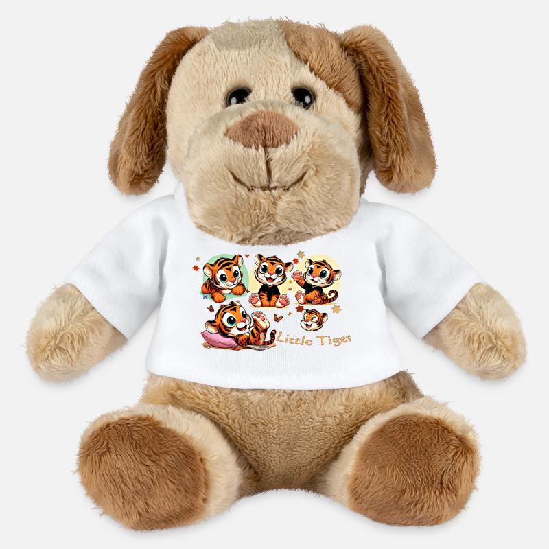 Kleines Tigerchen Spielwelt - MiniFeet® Hund Helge - Weiß