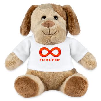 Infini et design perpétuel - Chien en peluche Helge MiniFeet® - blanc - Devant