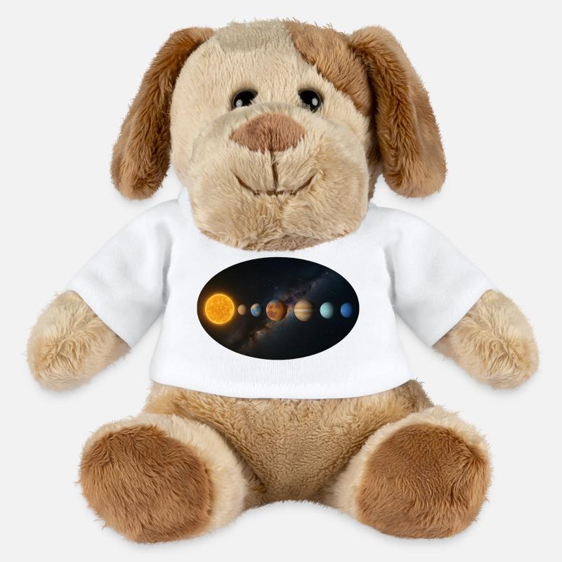 Sun - Solar System - Planets - MiniFeet® Dog Helge - white