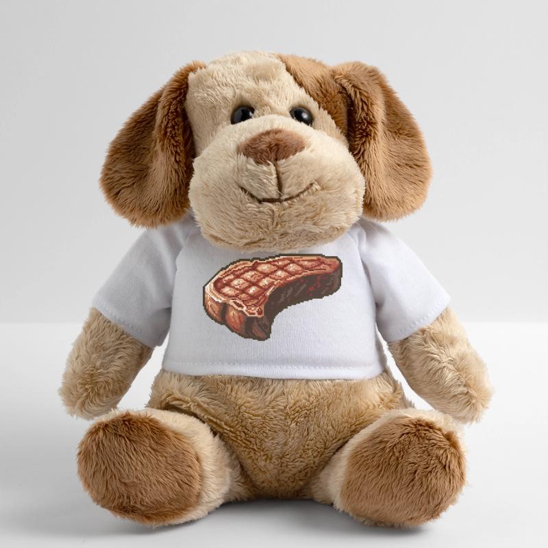 Pixelsteak Retro Grillkunst MiniFeet® Hund Helge