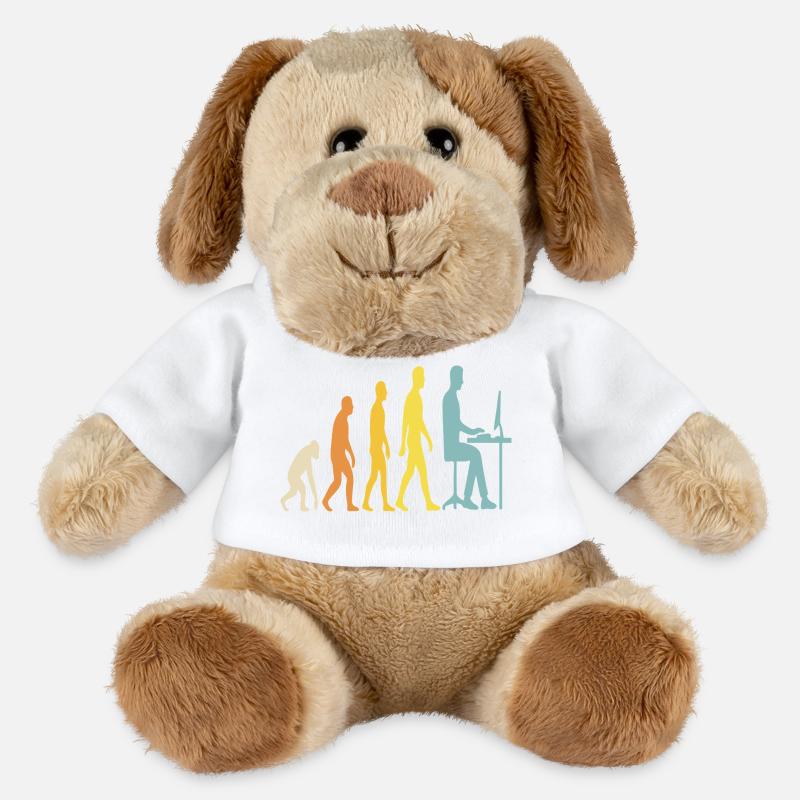 L’évolution de la technologie au bureau - Chien en peluche Helge MiniFeet® - blanc