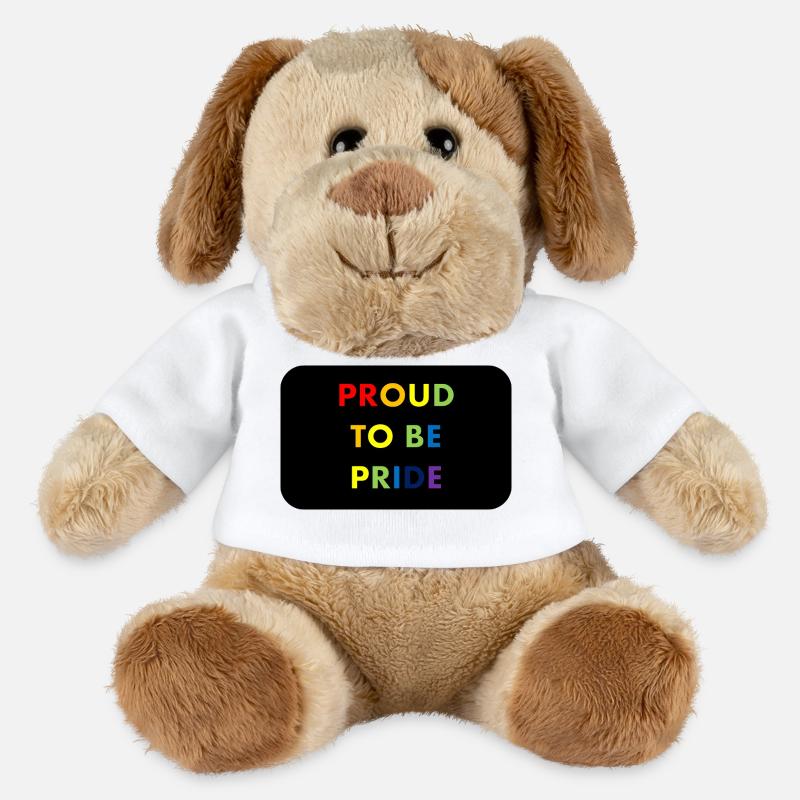 Proud to Be Pride Regenbogen - MiniFeet® Hund Helge - Weiß
