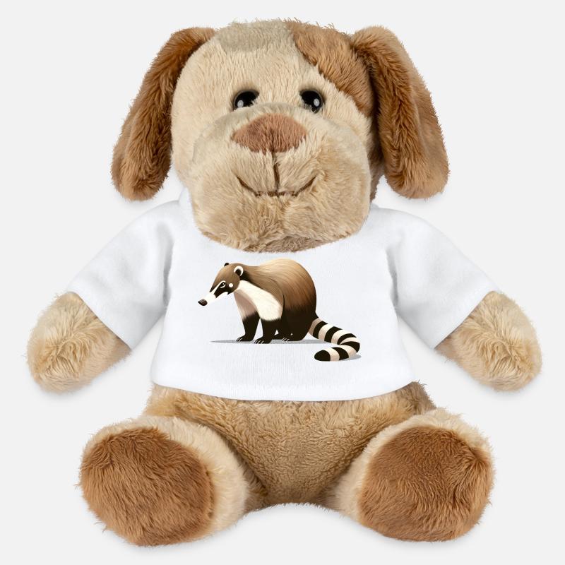 Nasenbär - MiniFeet® Hund Helge - Weiß