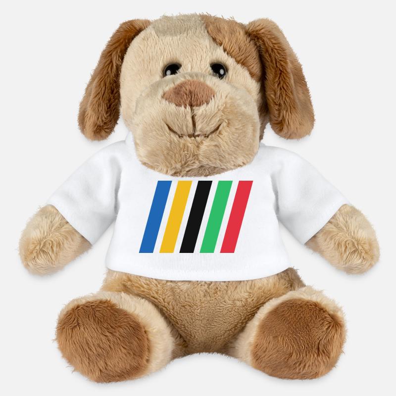 COLOR STRIPES - MiniFeet® Hund Helge - Weiß