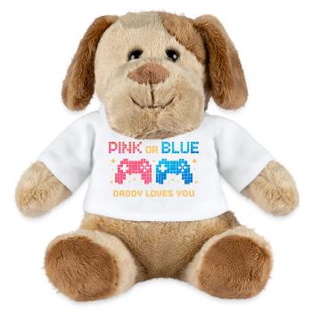 Pink or Blue Pixel Controller - MiniFeet® Hund Helge - Weiß - Vorne