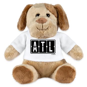 Atlanta ATL, City Souvenir Hoodie, Tasche, Cap - MiniFeet® Hund Helge - Weiß - Vorne