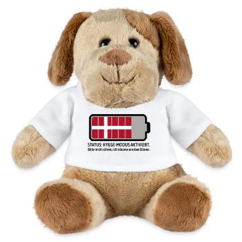 Hygge Akku aufladen - Dänemark Sehnsucht - MiniFeet® Hund Helge - Weiß - Vorne