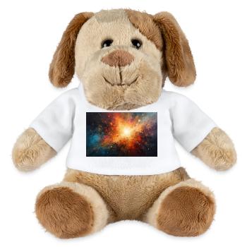 Explosion de la nébuleuse à explosion cosmique - Chien en peluche Helge MiniFeet® - blanc - Devant