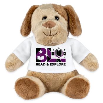 Read Explore Buch Typografie - MiniFeet® Hund Helge - Weiß - Vorne
