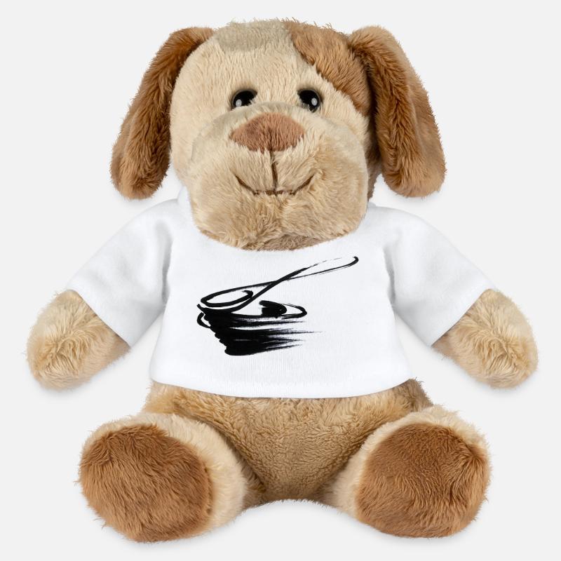 cuillère 01 - Chien en peluche Helge MiniFeet® - blanc
