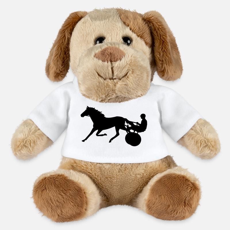 trotter - Chien en peluche Helge MiniFeet® - blanc