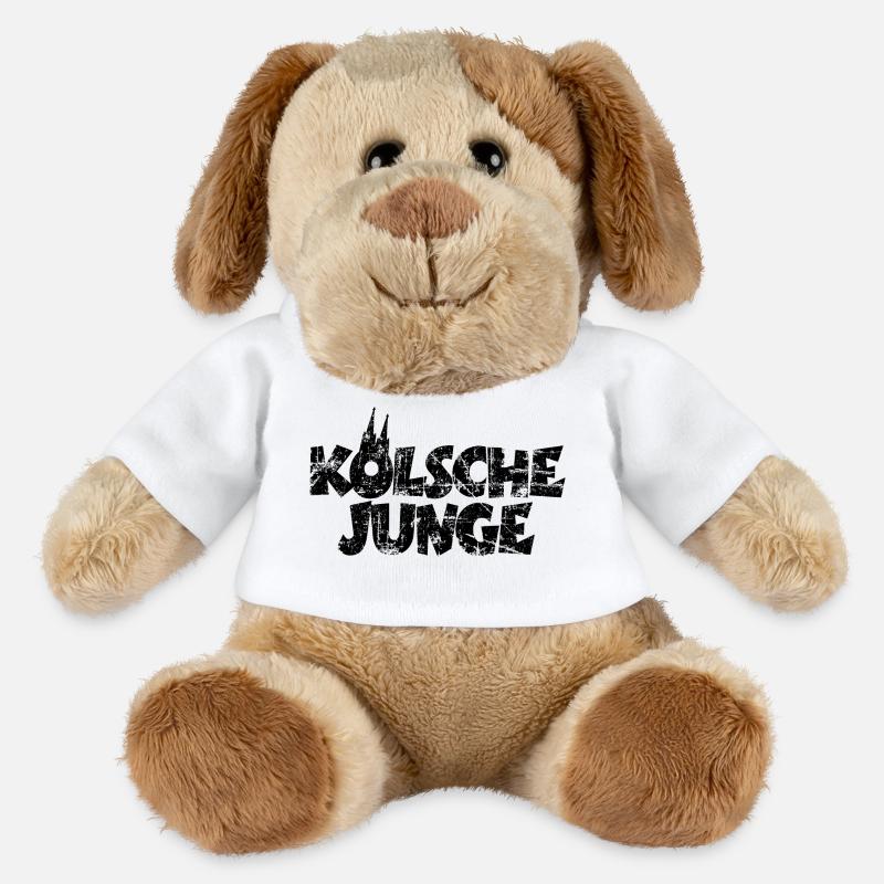 Kölsche Junge (Vintage) Kölner Jungs aus Köln - MiniFeet® Hund Helge - Weiß