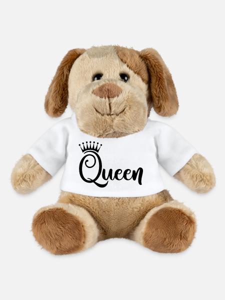 Reine - Chien en peluche Helge MiniFeet® - blanc