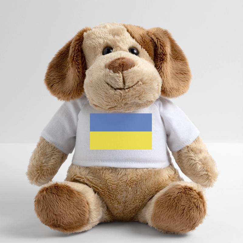 Drapeau de l’Ukraine Chien en peluche Helge MiniFeet®