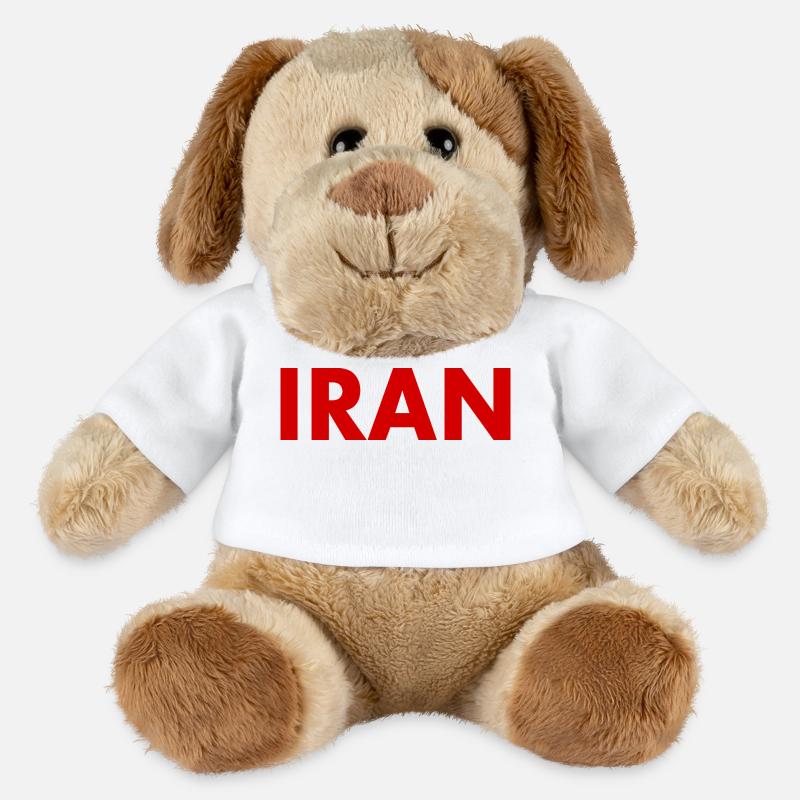 Iran flag - MiniFeet® Dog Helge - white