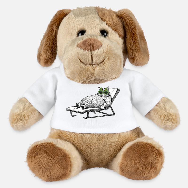Katzen-Urlaub - MiniFeet® Hund Helge - Weiß