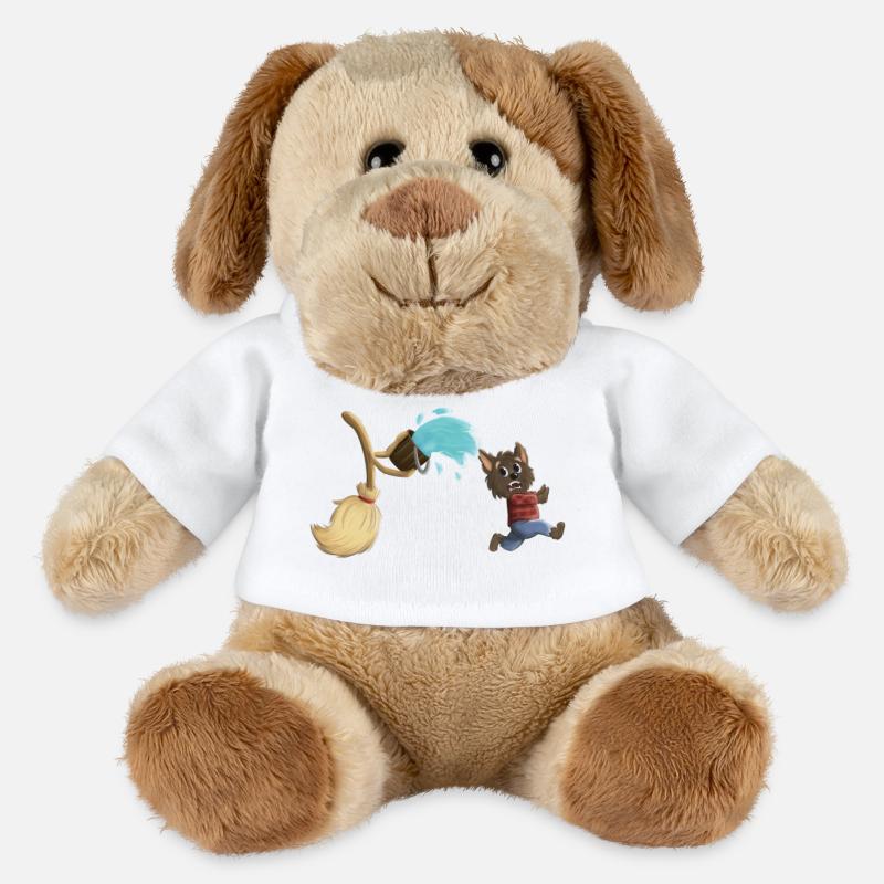 Der Zauberlehrling als Werwolf - MiniFeet® Hund Helge - Weiß