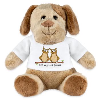 Owl-ways and forever - MiniFeet® Dog Helge - white - Front