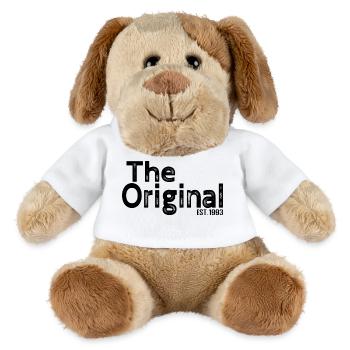 The Original Est. 1993 – Lustiges Eltern Design - MiniFeet® Hund Helge - Weiß - Vorne