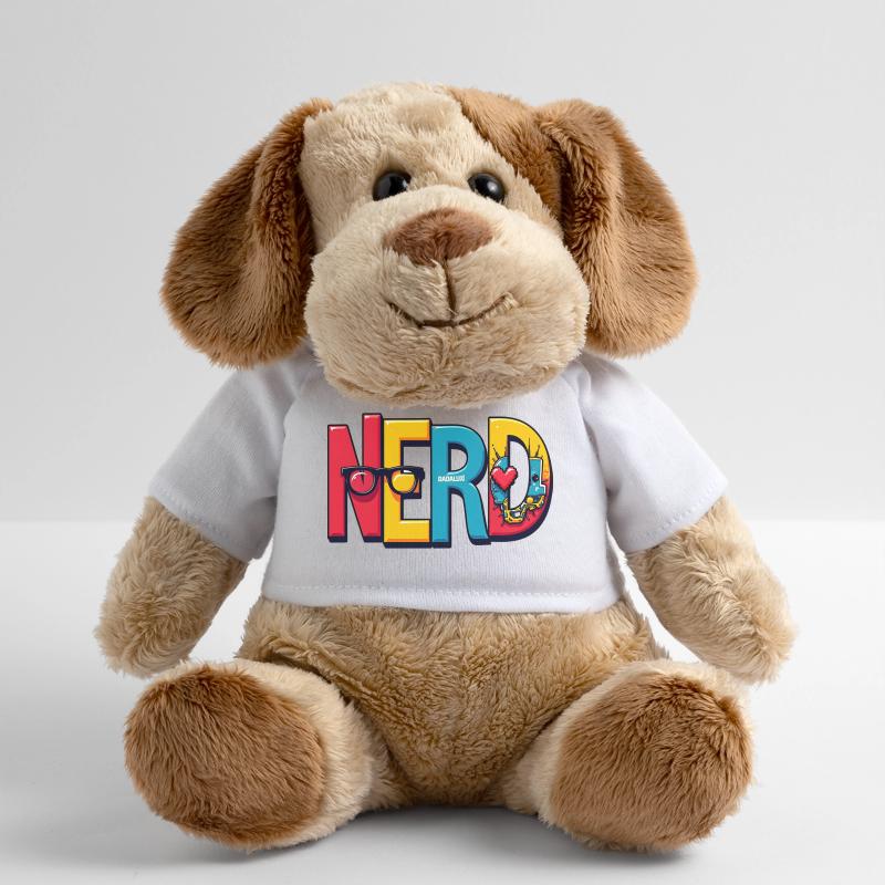 Nerd Chromatique Typographie 3D Chien en peluche Helge MiniFeet®