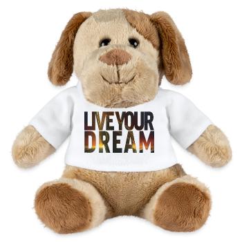 Vivez votre rêve - Chien en peluche Helge MiniFeet® - blanc - Devant