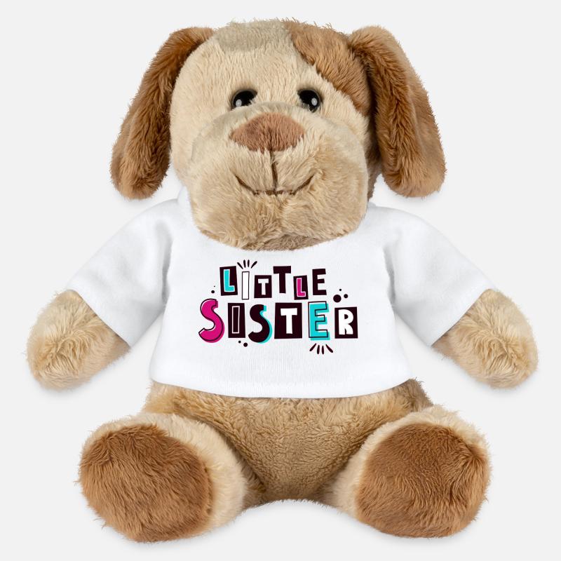 Kleine Schwester - MiniFeet® Hund Helge - Weiß