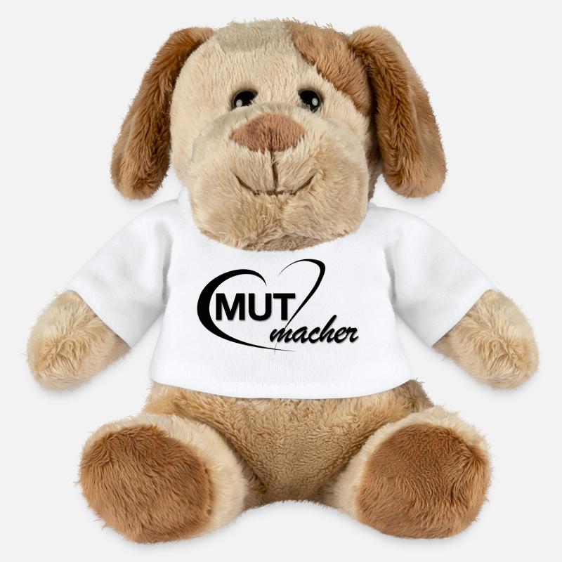 Mutmacher_Logo_schwarz - MiniFeet® Hund Helge - Weiß