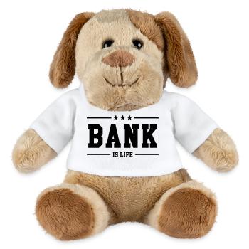 Bankwesen ist Leben - MiniFeet® Hund Helge - Weiß - Vorne