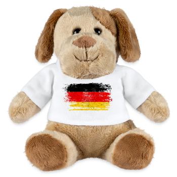 Germany Vintage - Eagle Crest Gift - MiniFeet® Dog Helge - white - Front