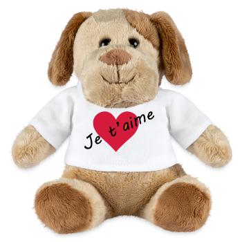 Ich liebe dich - MiniFeet® Hund Helge - Weiß - Vorne