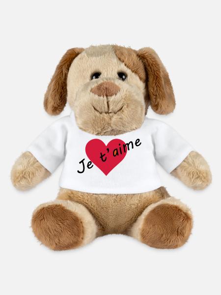 I love you - MiniFeet® Dog Helge - white