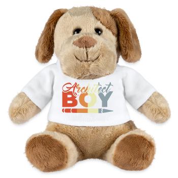 Funny Architect Kid - MiniFeet® Dog Helge - white - Front