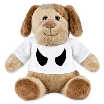 Cornes du Diable - Chien en peluche Helge MiniFeet® - blanc - Devant