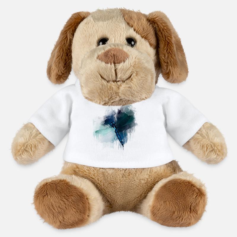 libelle geschenk shirt - MiniFeet® Hund Helge - Weiß