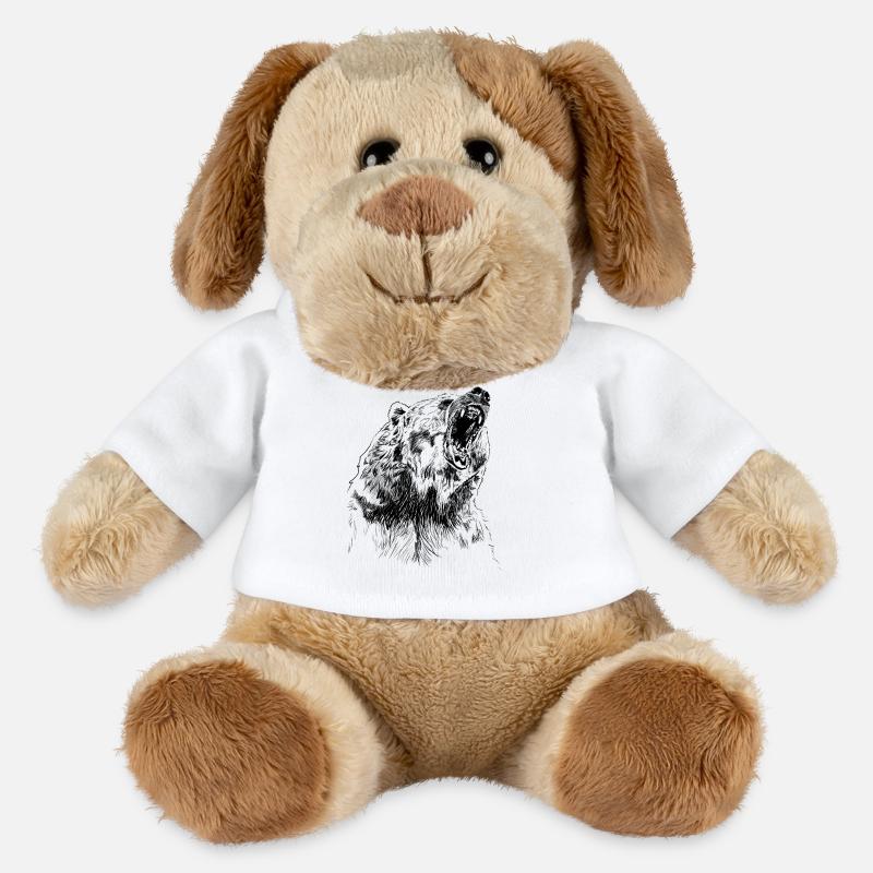 bear - MiniFeet® Dog Helge - white