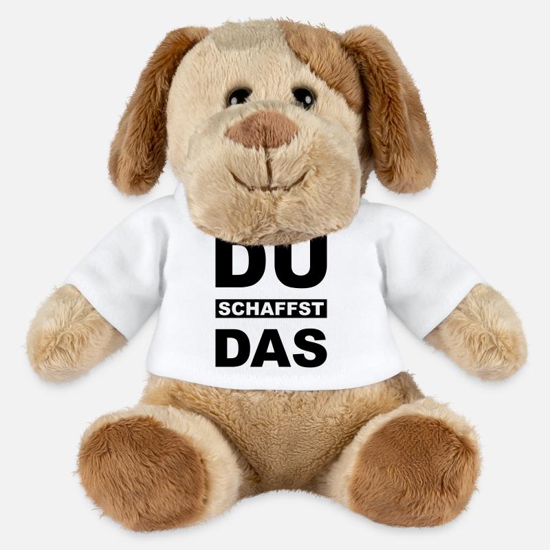 Du schaffst das - MiniFeet® Hund Helge - Weiß