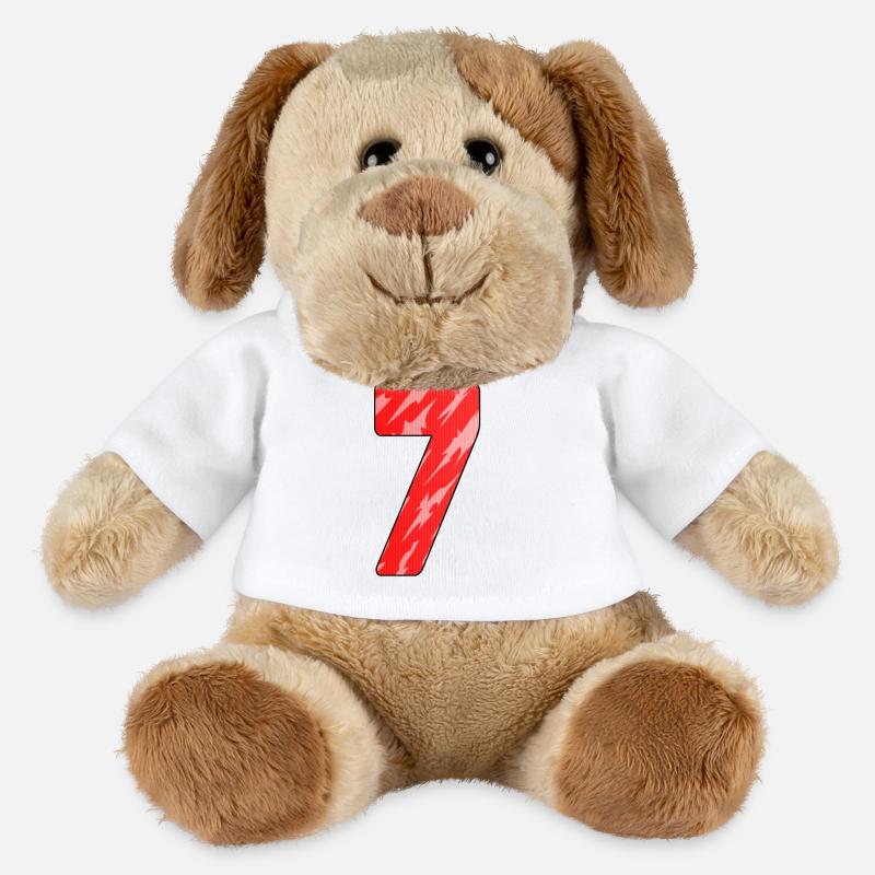 7 - Chien en peluche Helge MiniFeet® - blanc