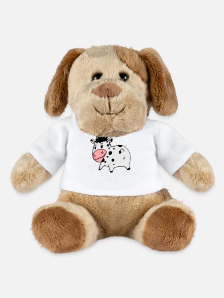Kuh Arsch - Kuh Hintern - MiniFeet® Hund Helge - Weiß