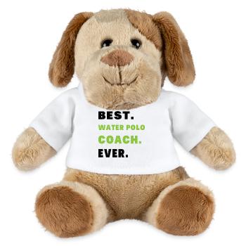 Bester Trainer Wasserball Humor Geschenk Coach - MiniFeet® Hund Helge - Weiß - Vorne