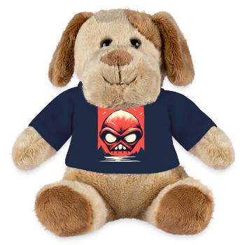 Japanische Rote Sonne: Alien-Kopf - MiniFeet® Hund Helge - French Navy - Vorne